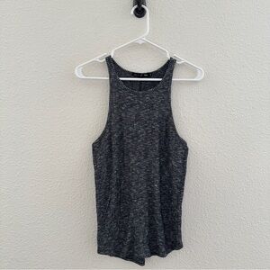 rag & bone Gray Ribbed Tank Top - Quiet Luxury Minimalist Capsule‎ Staple  - S